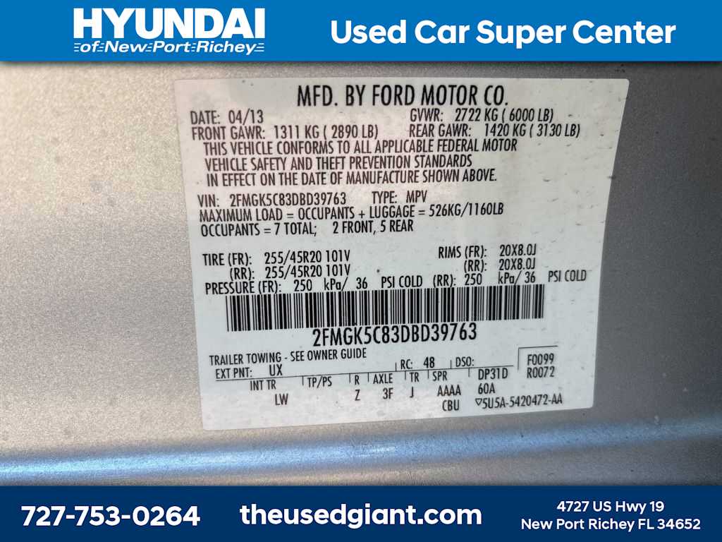 Thumbnail: 2013 Ford Flex - 13