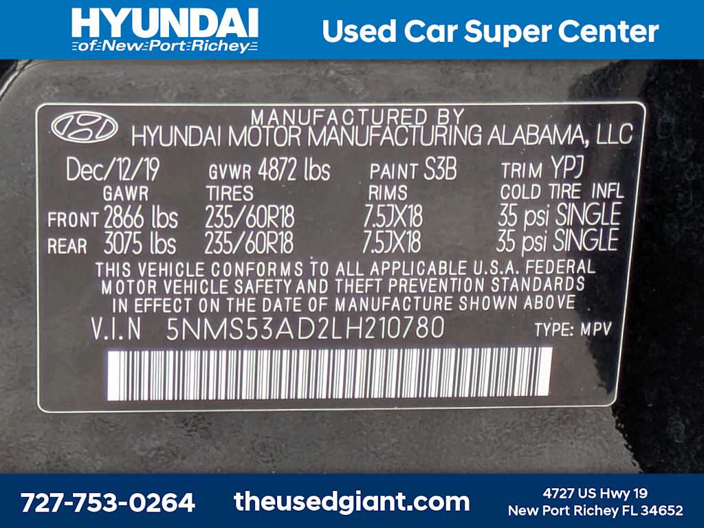 Thumbnail: 2020 Hyundai Santa Fe - 43