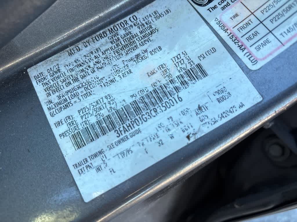 Thumbnail: 2012 Ford Fusion - 13