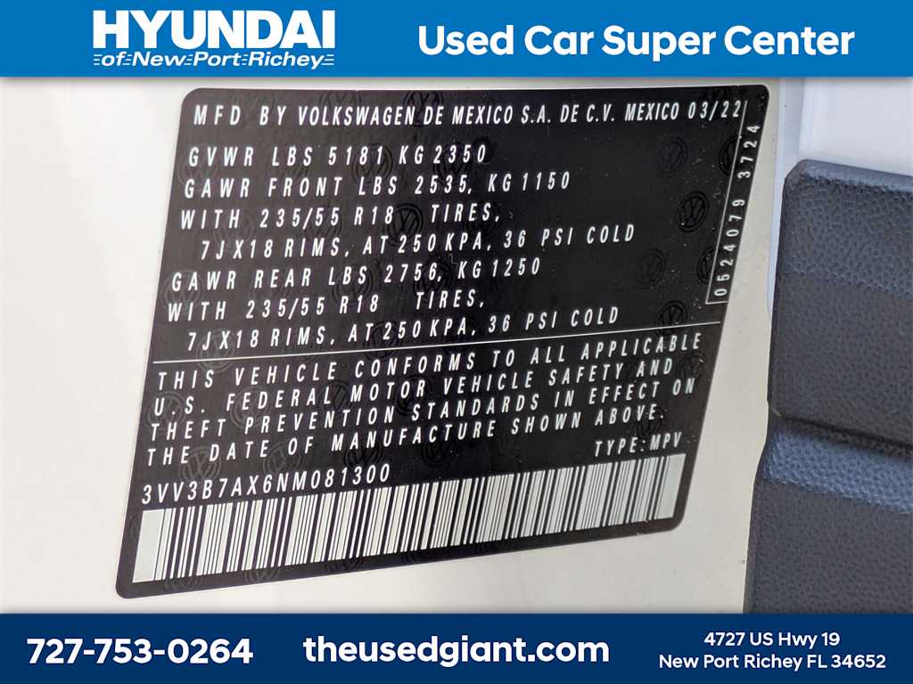 Thumbnail: 2022 Volkswagen Tiguan - 41