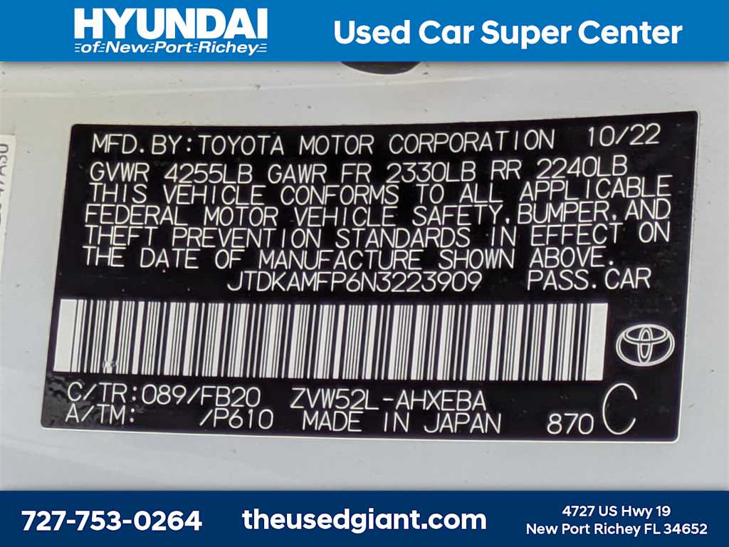 Thumbnail: 2022 Toyota Prius Prime - 38