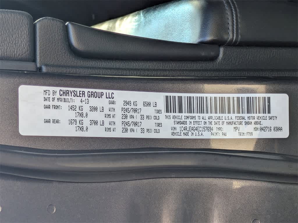 Thumbnail: 2014 Jeep Grand Cherokee - 14