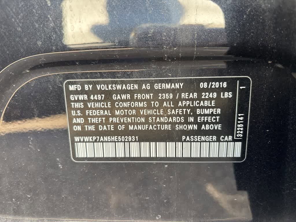 Thumbnail: 2017 Volkswagen CC - 13