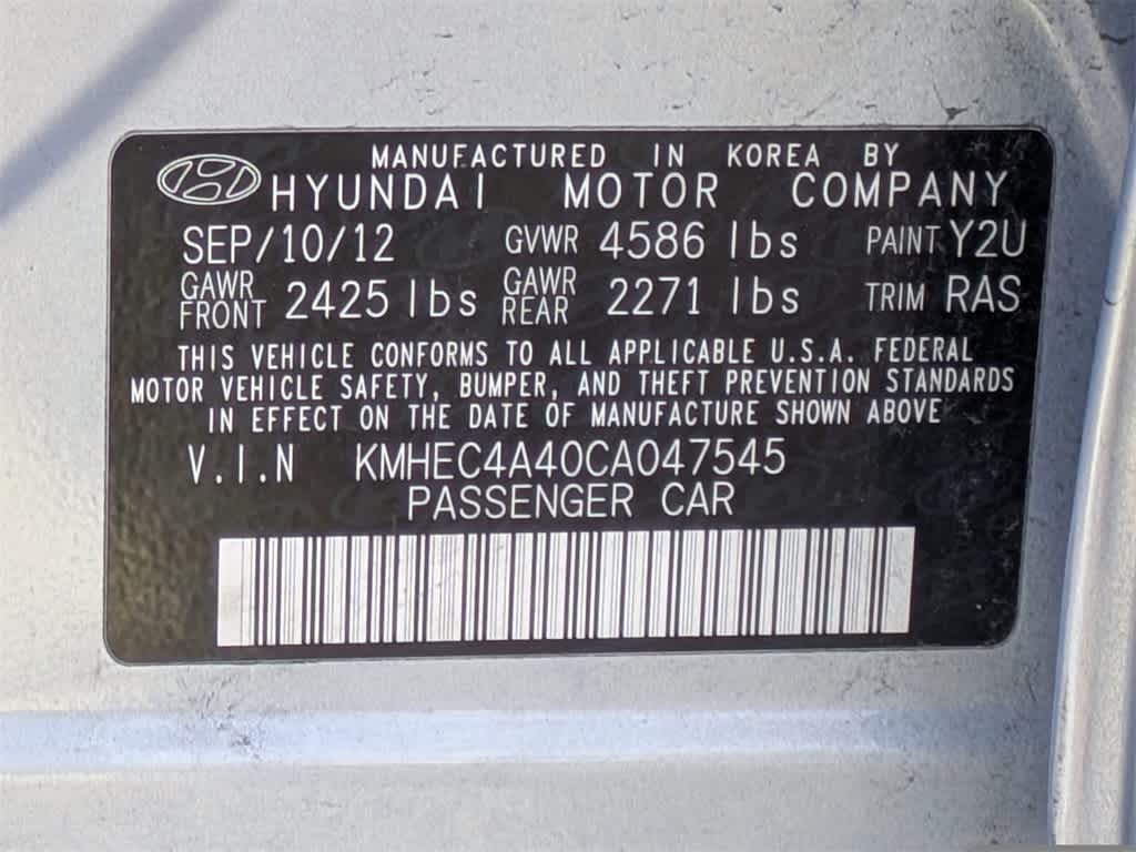 Thumbnail: 2012 Hyundai Sonata - 14