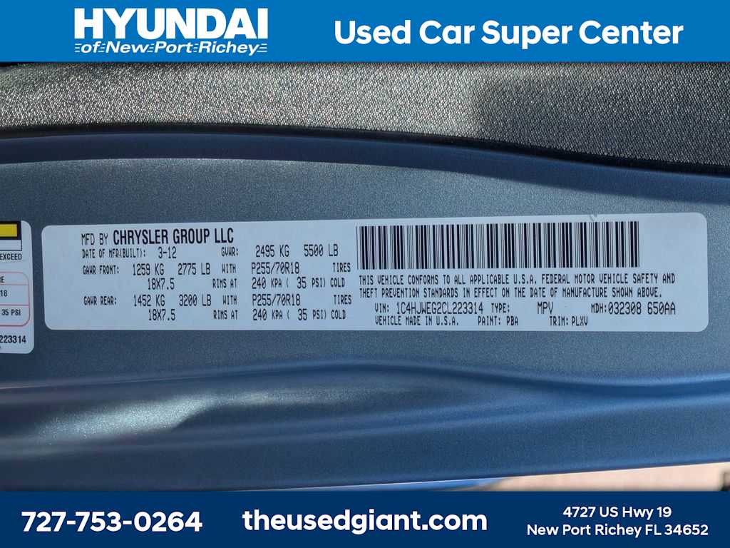 Thumbnail: 2012 Jeep Wrangler - 13