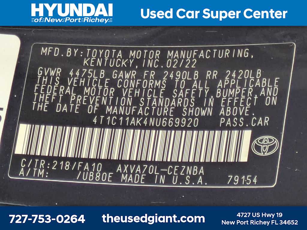 Thumbnail: 2022 Toyota Camry - 35