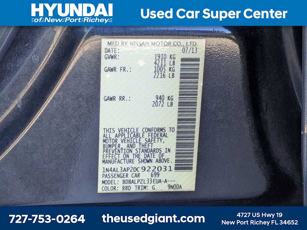 Thumbnail: 2013 Nissan Altima - 30