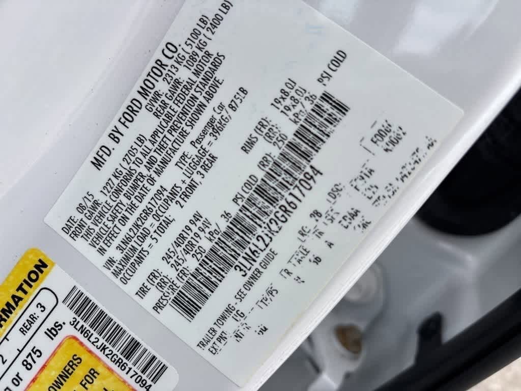 Thumbnail: 2016 Lincoln MKZ - 13