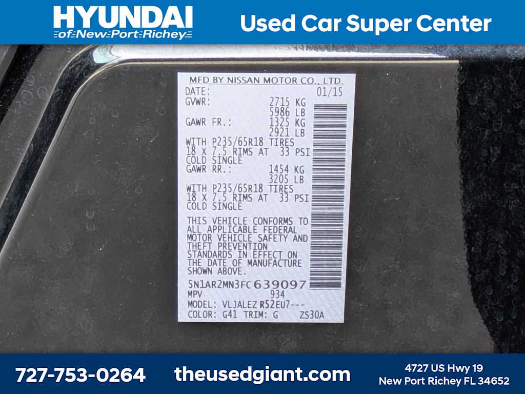 Thumbnail: 2015 Nissan Pathfinder - 37