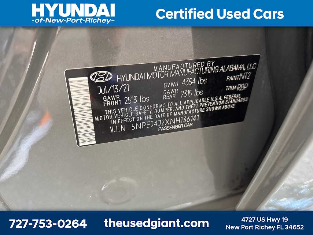 2022 Hyundai Sonata SEL Plus 34