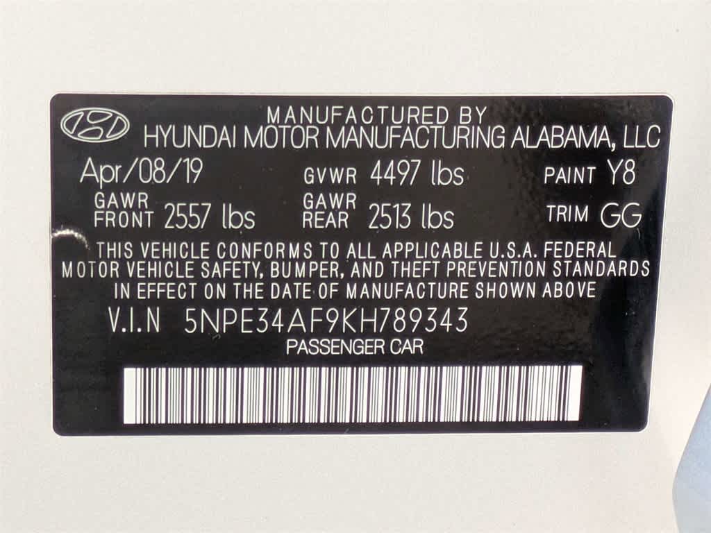 Thumbnail: 2019 Hyundai Sonata - 34