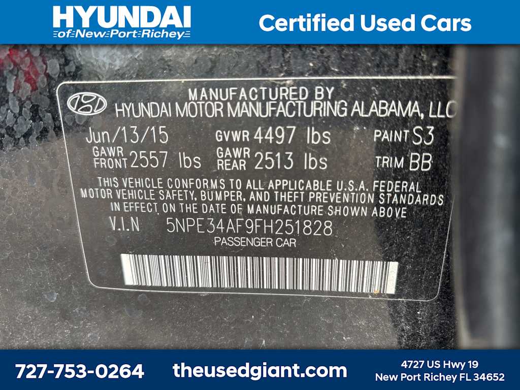Thumbnail: 2015 Hyundai Sonata - 13
