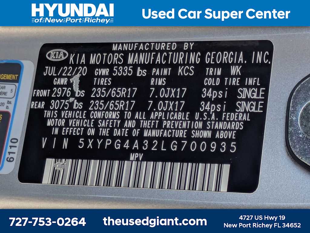 Thumbnail: 2020 Kia Sorento - 36