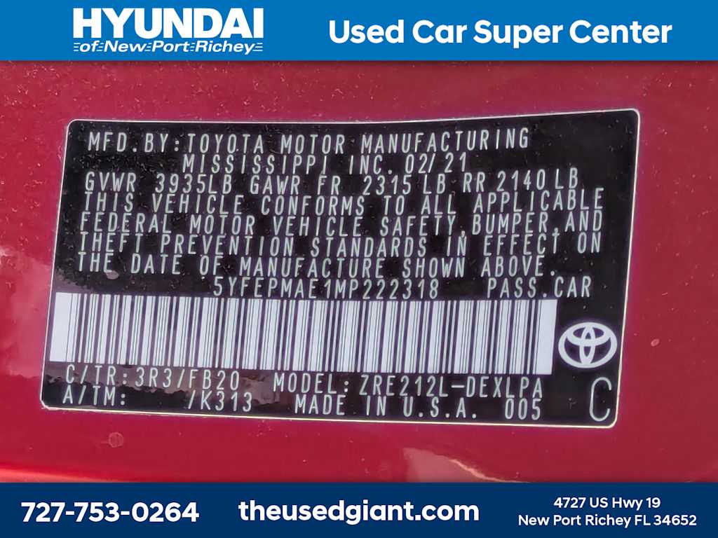 Thumbnail: 2021 Toyota Corolla - 33