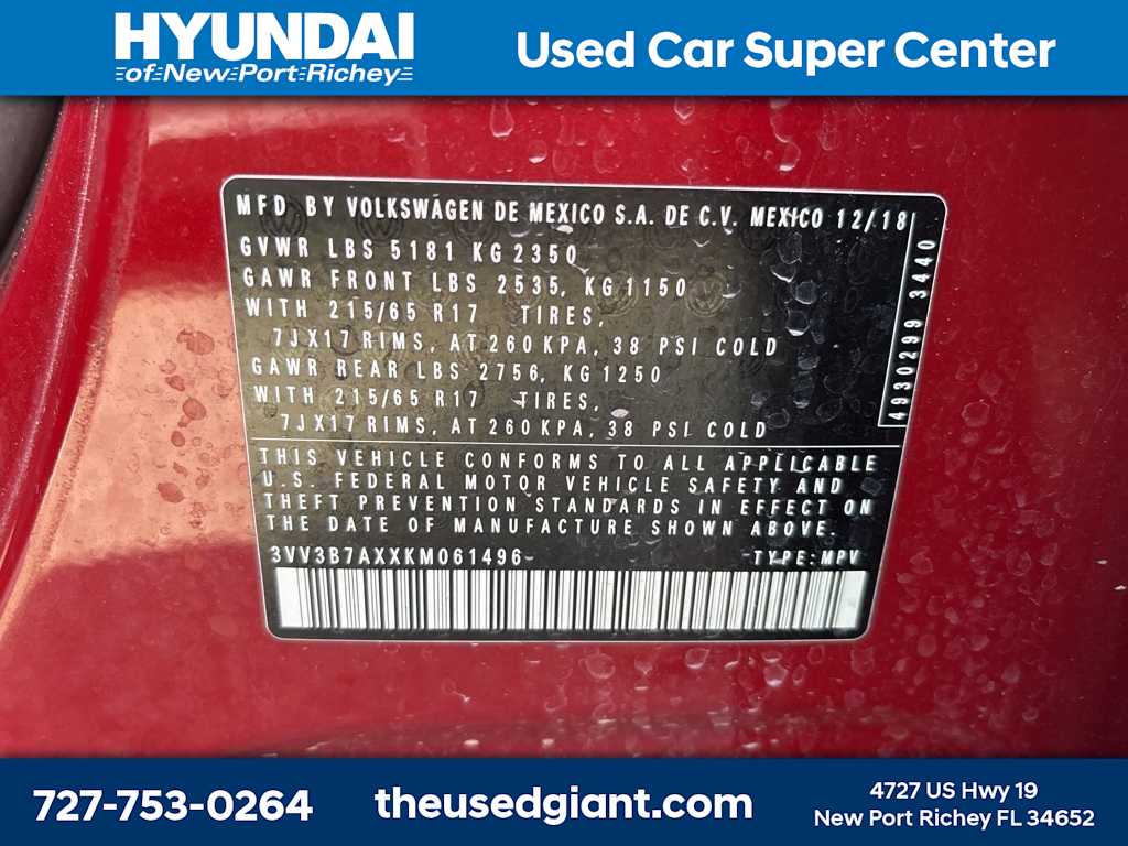 Thumbnail: 2019 Volkswagen Tiguan - 14