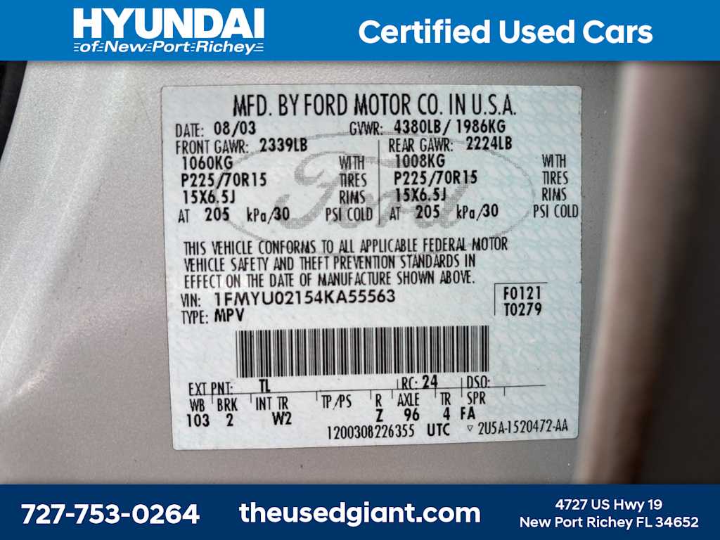 Thumbnail: 2004 Ford Escape - 12