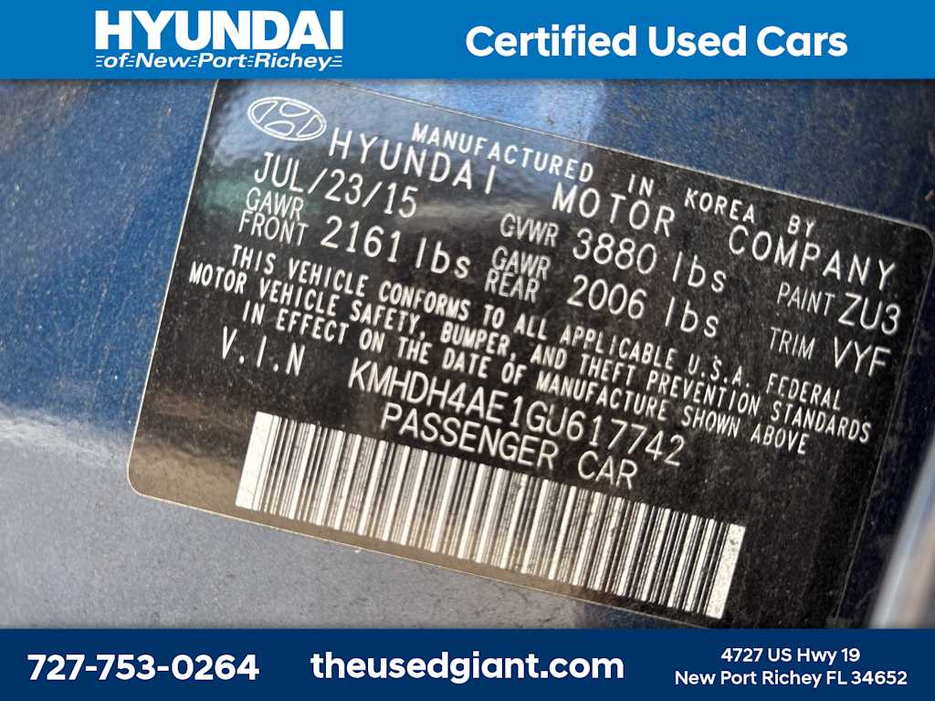 Thumbnail: 2016 Hyundai Elantra - 3