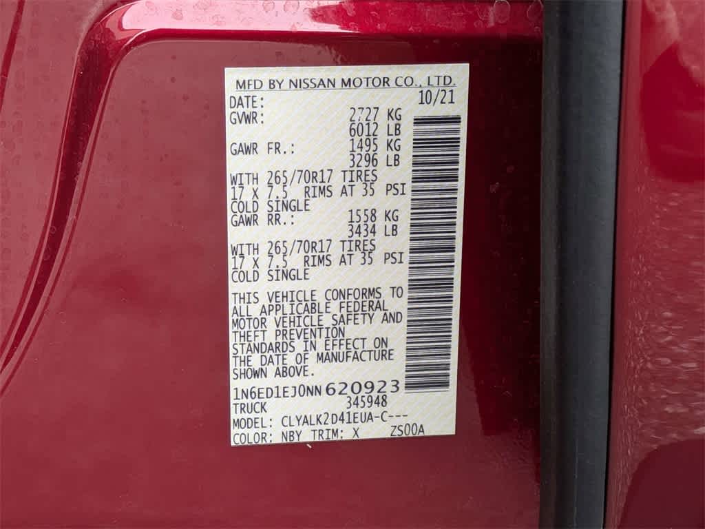 Thumbnail: 2022 Nissan Frontier - 36