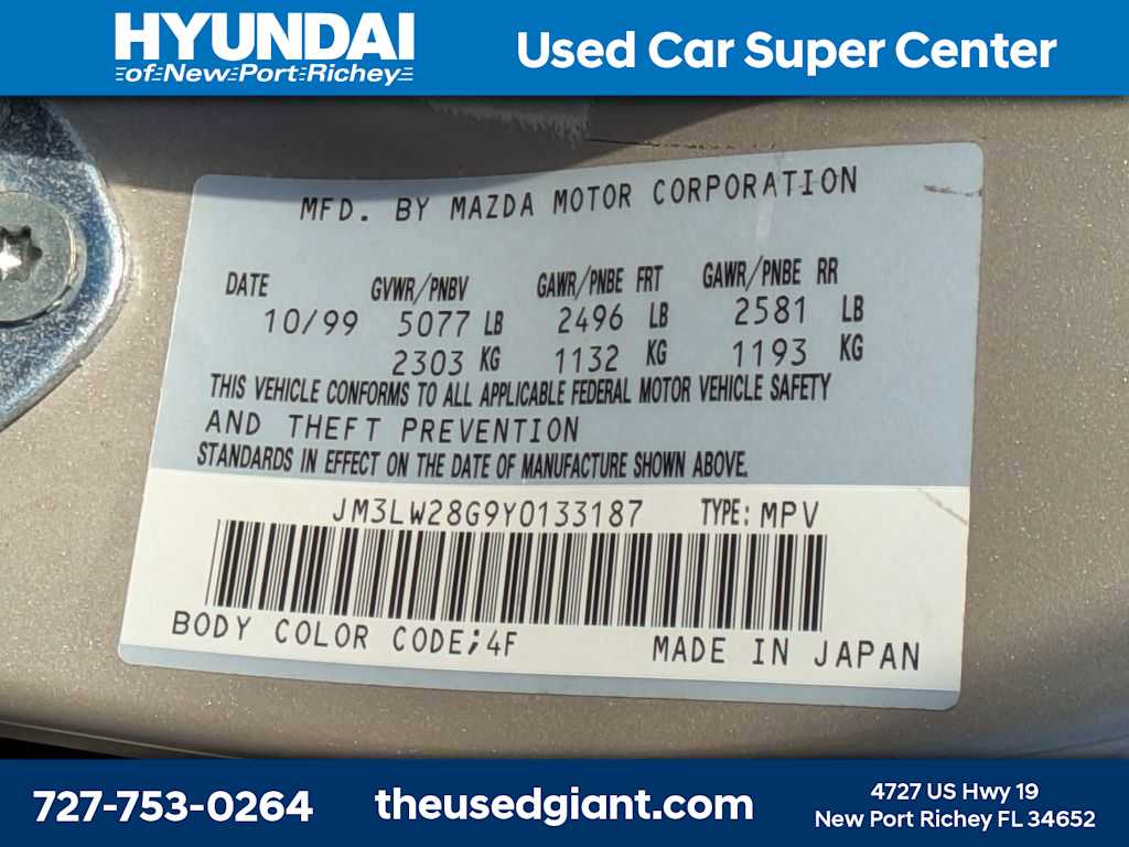 Thumbnail: 2000 Mazda MPV - 14