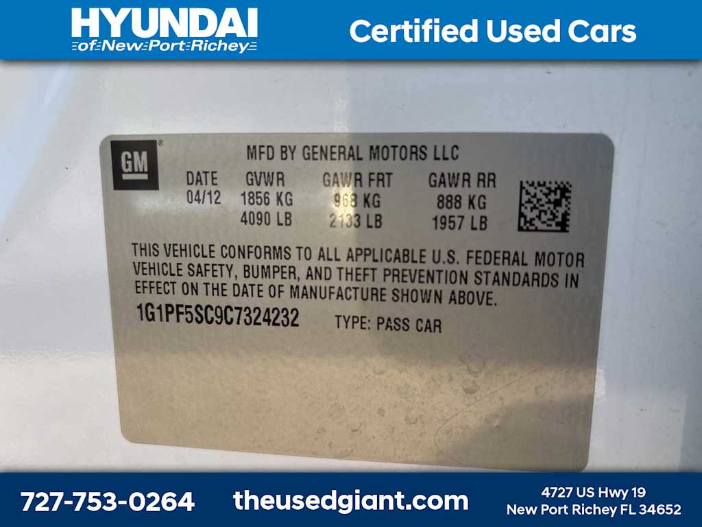 Thumbnail: 2012 Chevrolet Cruze - 13