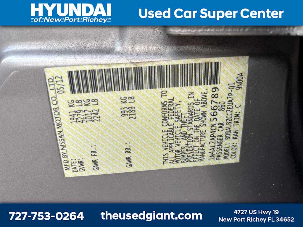 Thumbnail: 2012 Nissan Altima - 13