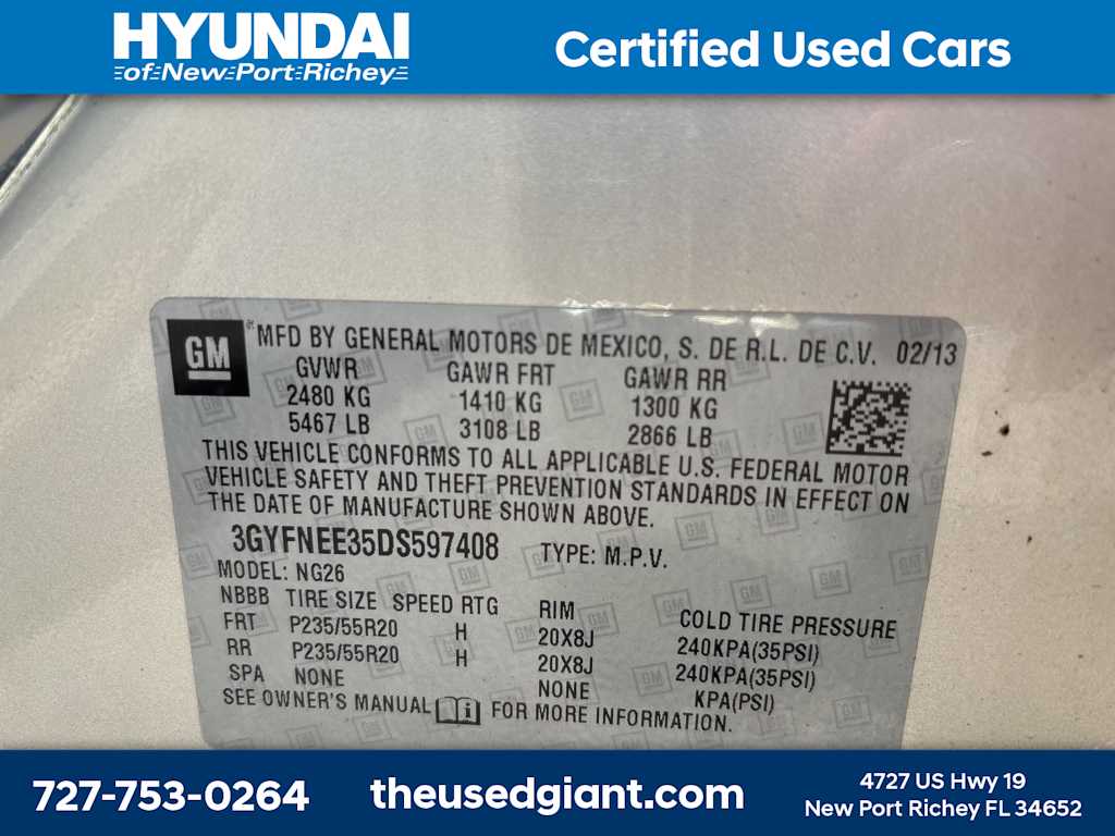 2013 Cadillac SRX Premium 8