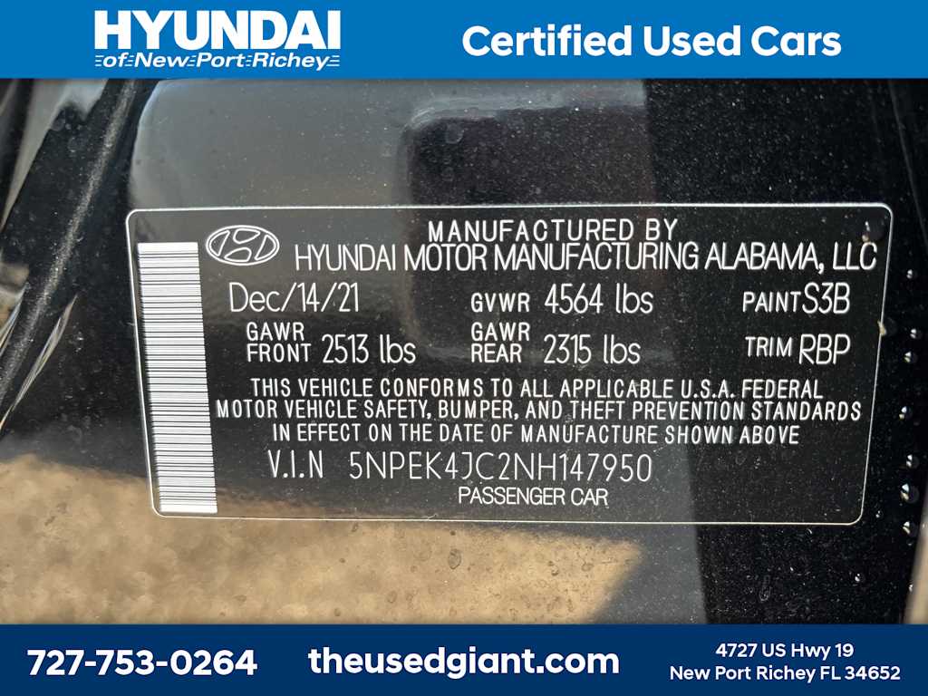 2022 Hyundai Sonata N Line 14