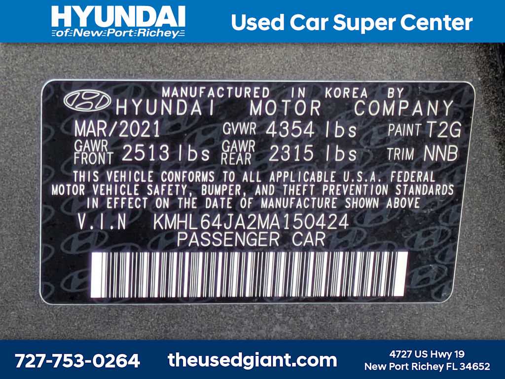 Thumbnail: 2021 Hyundai Sonata - 34