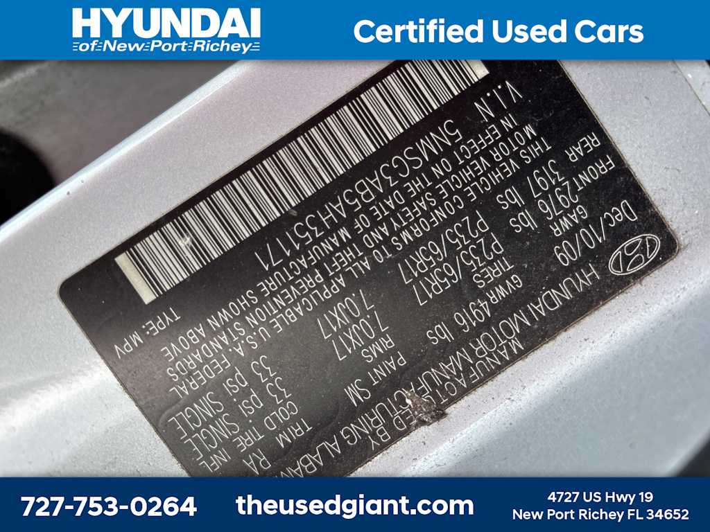 Thumbnail: 2010 Hyundai Santa Fe - 9