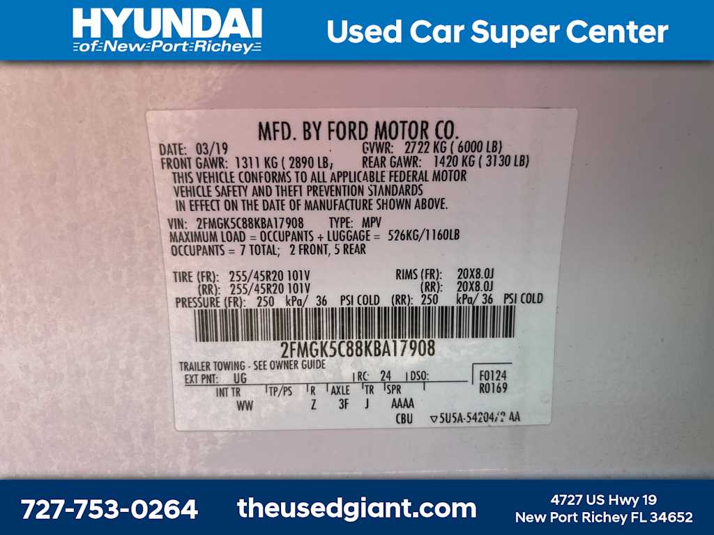 Thumbnail: 2019 Ford Flex - 14