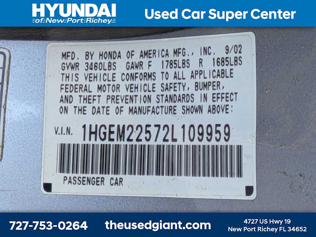 Thumbnail: 2002 Honda Civic - 30