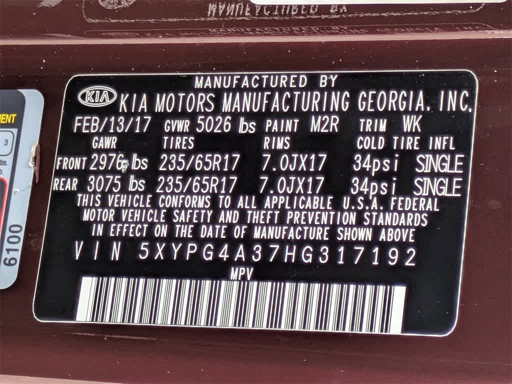 Thumbnail: 2017 Kia Sorento - 33