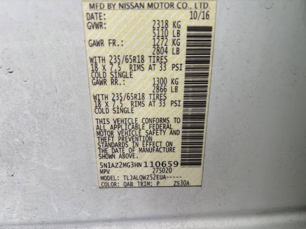 Thumbnail: 2017 Nissan Murano - 11