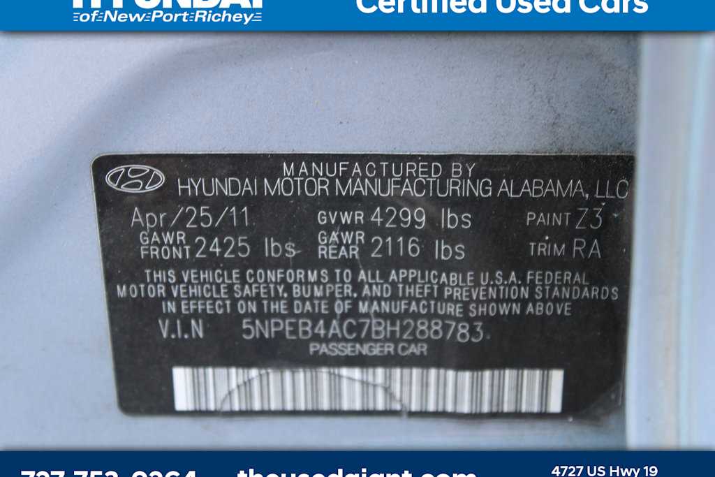 Thumbnail: 2011 Hyundai Sonata - 7