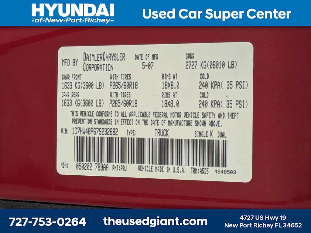 Thumbnail: 2007 Dodge Dakota - 33