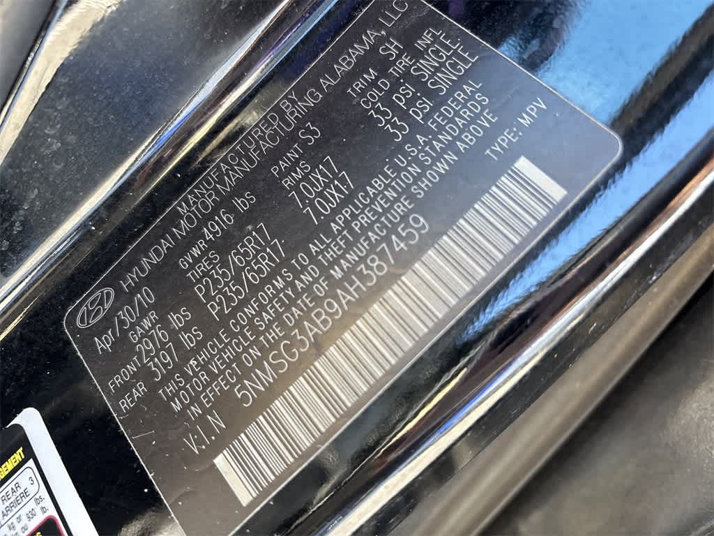 Thumbnail: 2010 Hyundai Santa Fe - 11