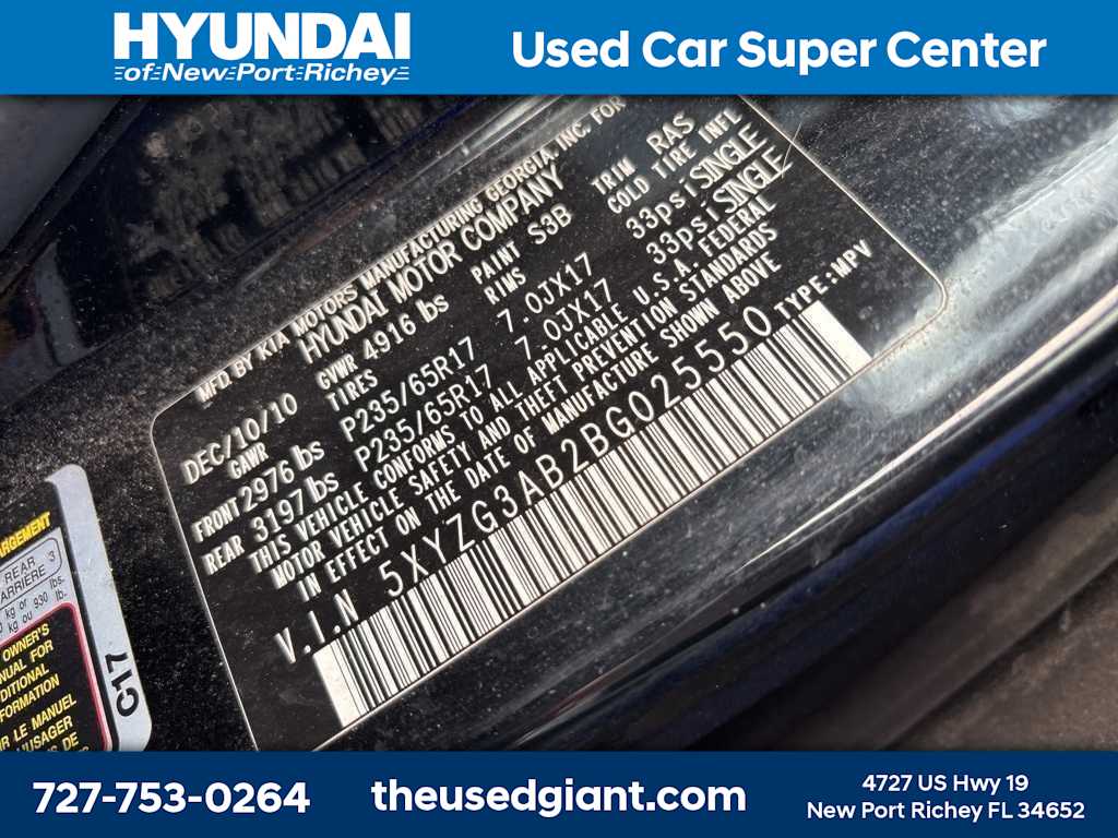 Thumbnail: 2011 Hyundai Santa Fe - 12