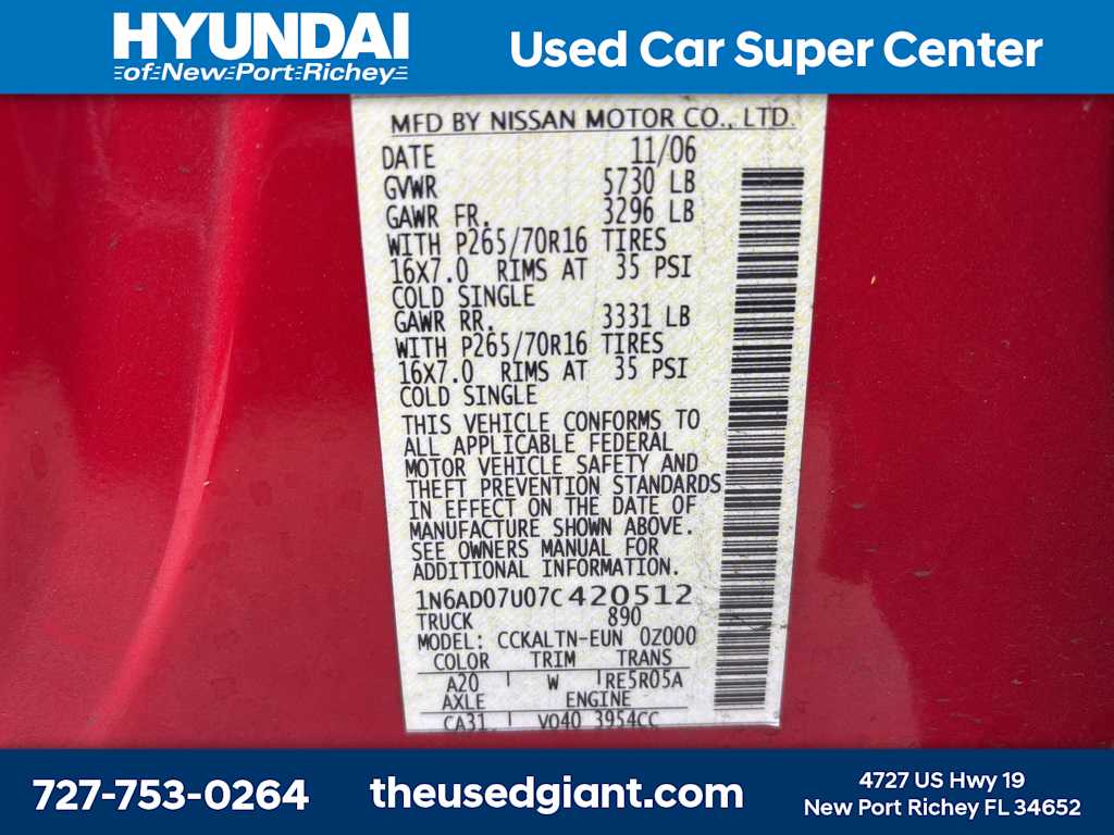 Thumbnail: 2007 Nissan Frontier - 13