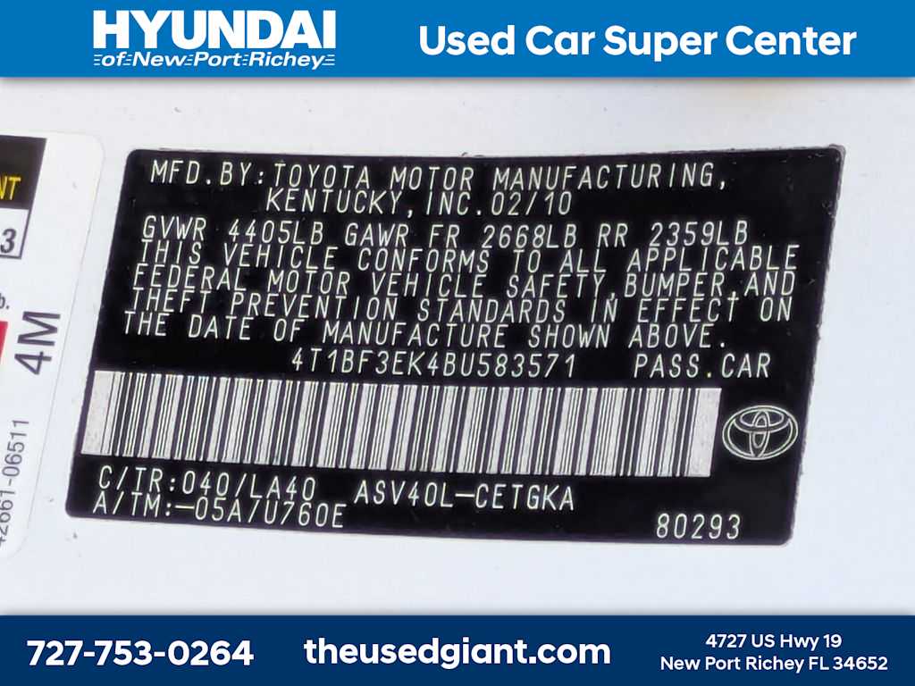Thumbnail: 2011 Toyota Camry - 36
