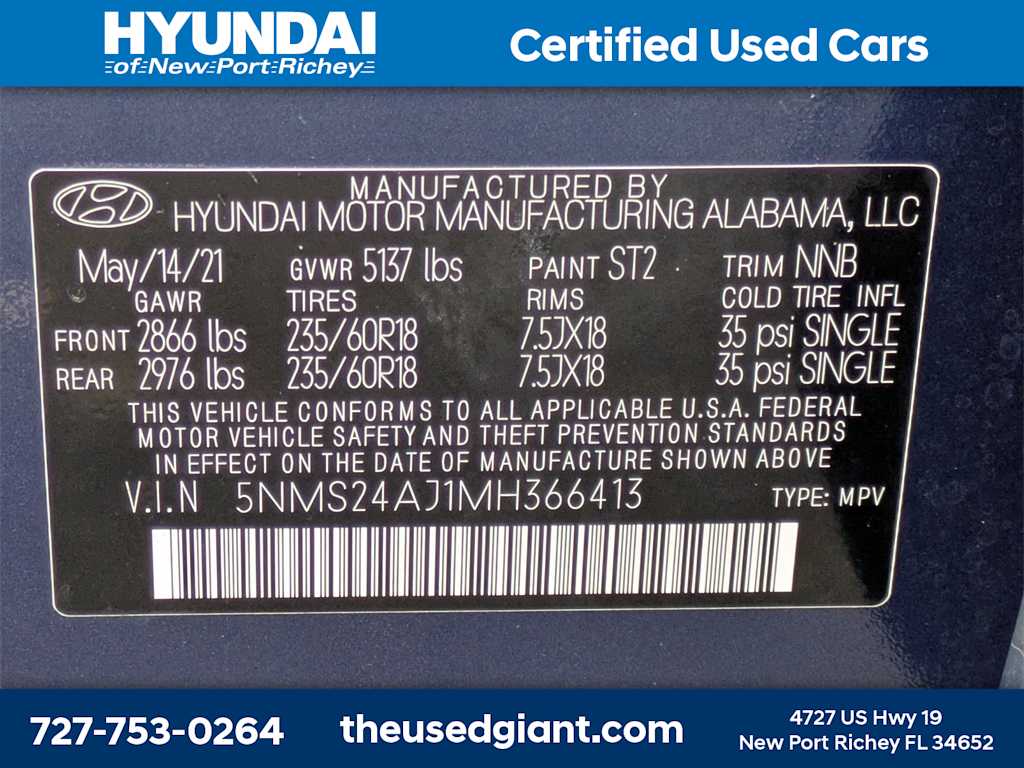 Thumbnail: 2021 Hyundai Santa Fe - 37