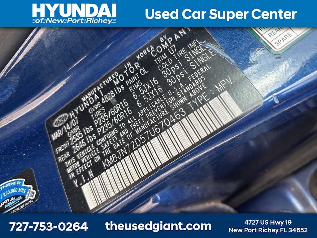 Thumbnail: 2007 Hyundai Tucson - 13