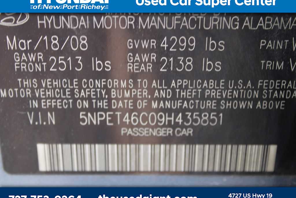 Thumbnail: 2009 Hyundai Sonata - 7