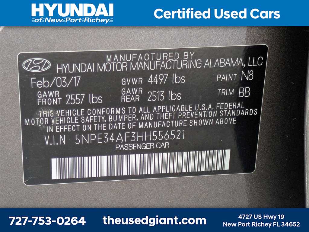 Thumbnail: 2017 Hyundai Sonata - 31