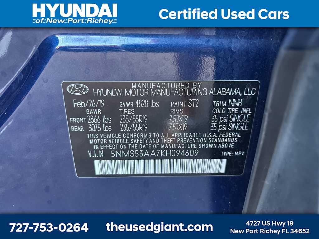 Thumbnail: 2019 Hyundai Santa Fe - 15