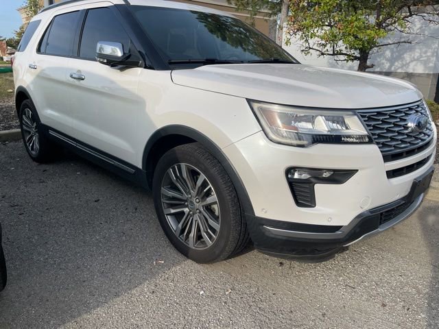 Used 2018 Ford Explorer Platinum with VIN 1FM5K8HT9JGC32727 for sale in Noblesville, IN