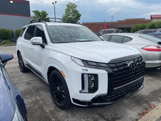 Certified 2024 Hyundai Palisade Calligraphy Night Edition with VIN KM8R7DGE8RU706968 for sale in Noblesville, IN