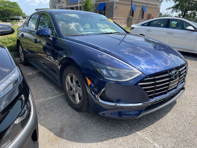 Certified 2022 Hyundai Sonata SE with VIN 5NPEG4JA0NH144125 for sale in Noblesville, IN