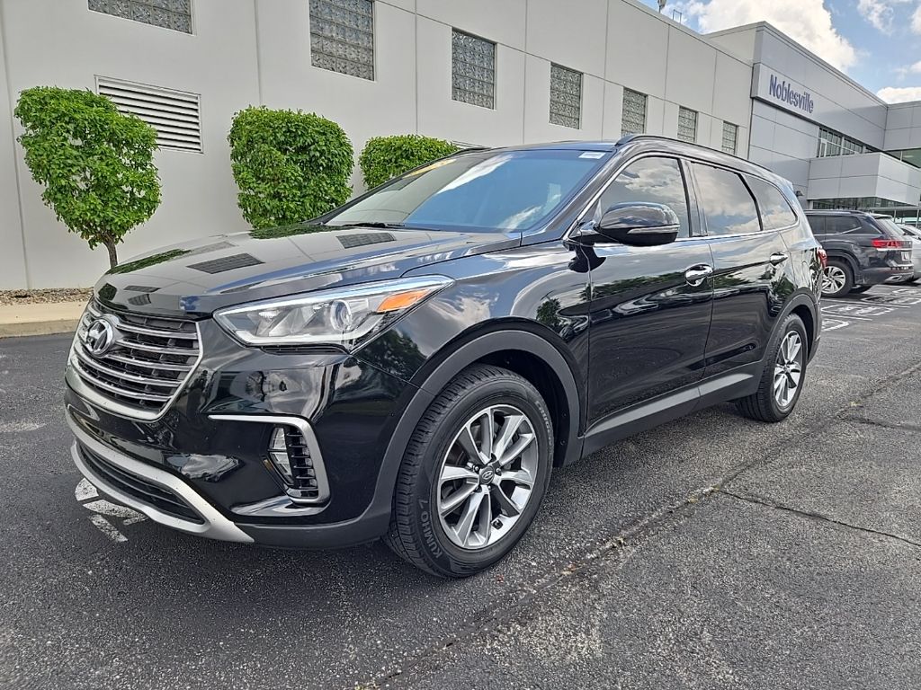 Used 2018 Hyundai Santa Fe SE with VIN KM8SN4HF3JU266273 for sale in Noblesville, IN