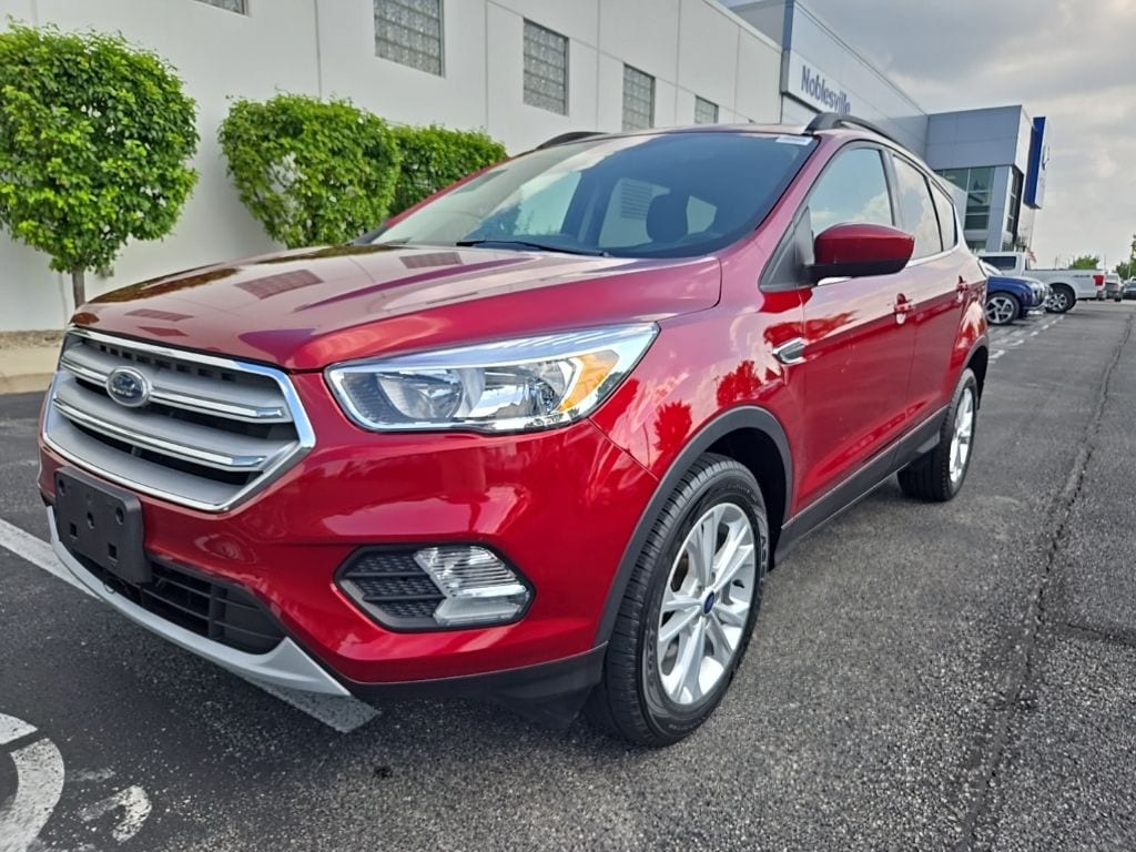 Used 2018 Ford Escape SE with VIN 1FMCU9GD1JUD25020 for sale in Noblesville, IN