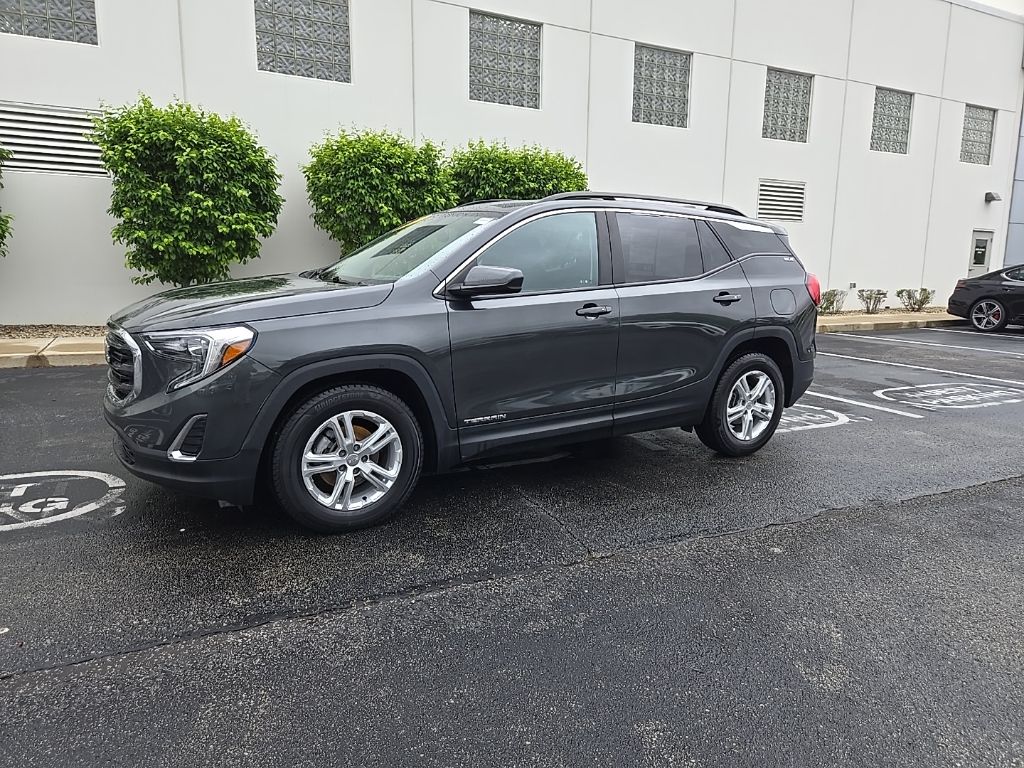 Used 2021 GMC Terrain SLE with VIN 3GKALMEV7ML347183 for sale in Noblesville, IN
